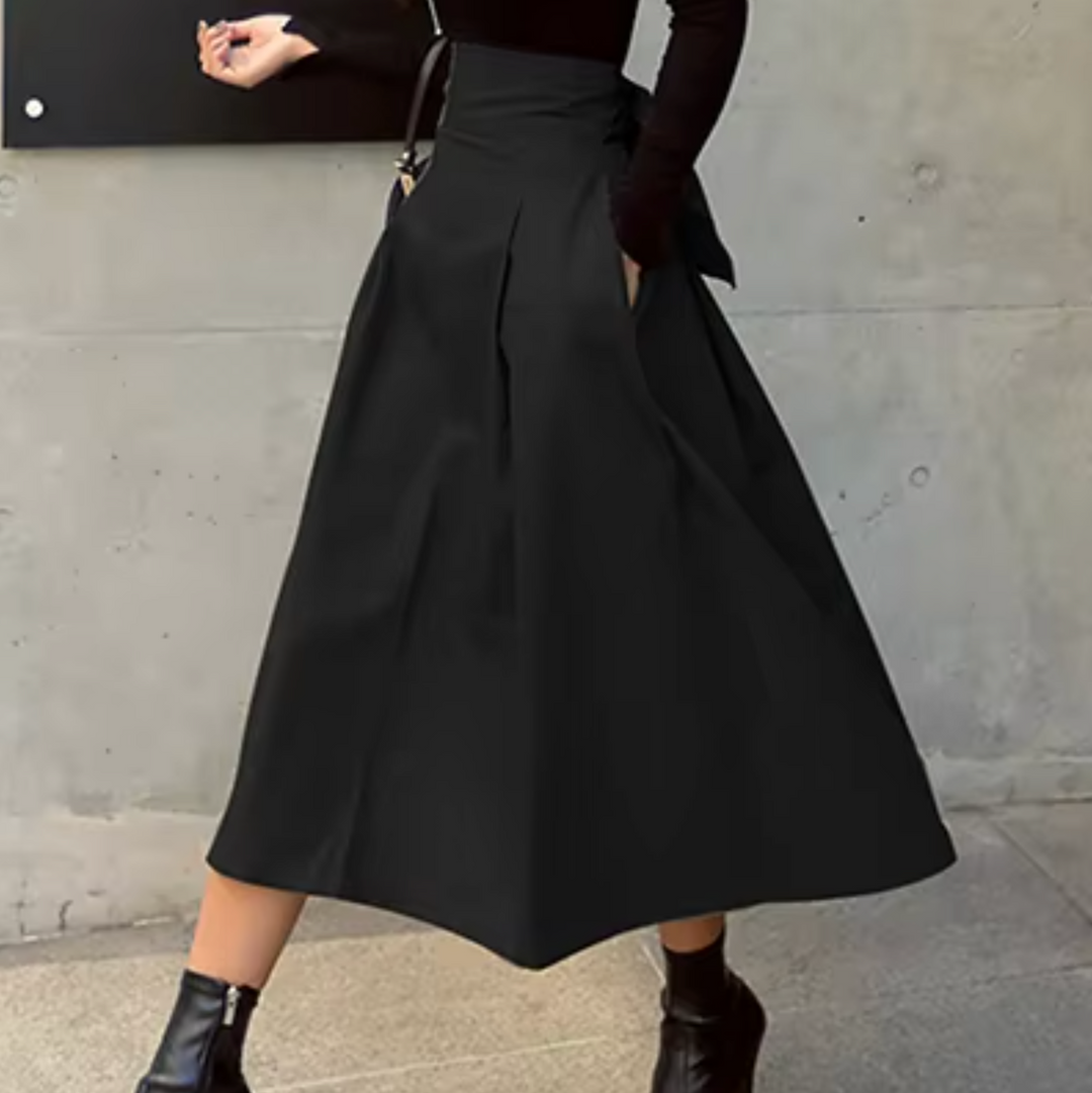 Eleganter Maxi Rock mit Schleifendetails für Damen