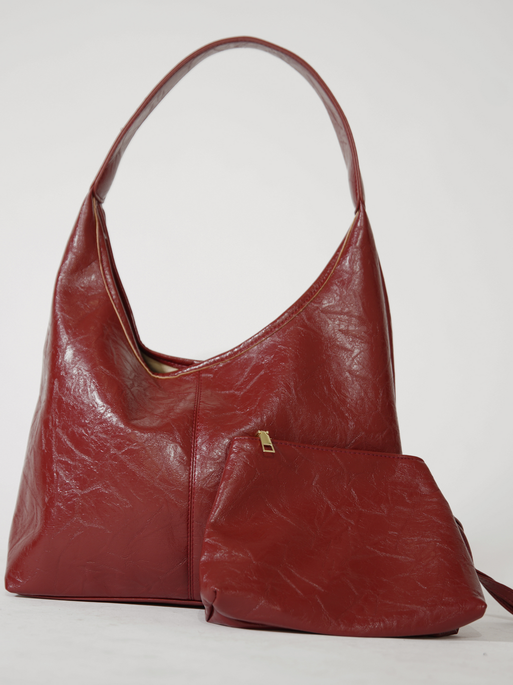 Distressed Vegan Leather Tote