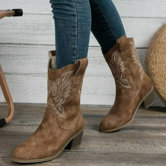 Feld - Western Cowboystiefel Mit Absatz