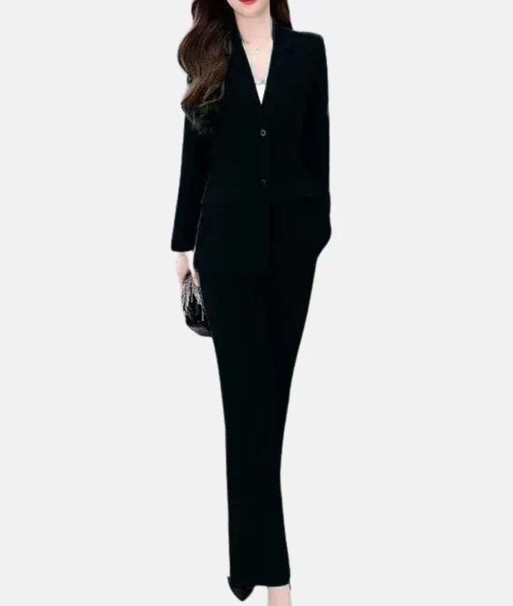 Hosenanzug mit Tailliertem Blazer