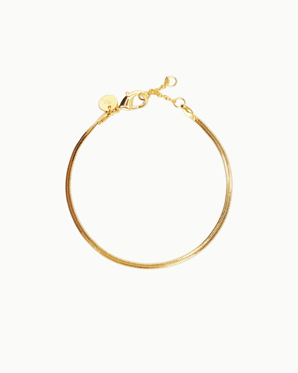 Klassisches Nyssa Minimalistisches Goldkettearmband | Shop Nory