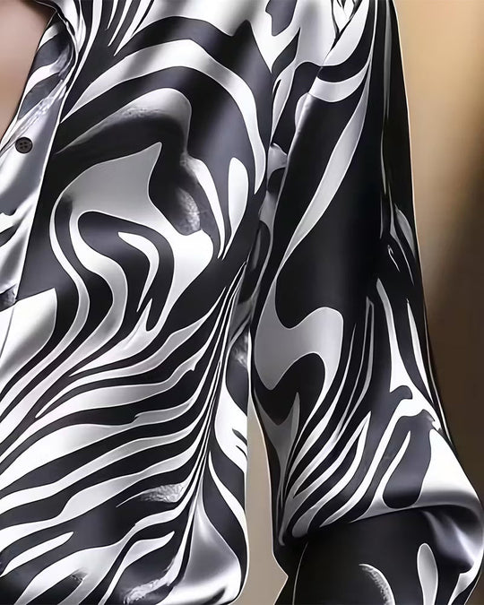 Elegantes Bedrucktes Hemd