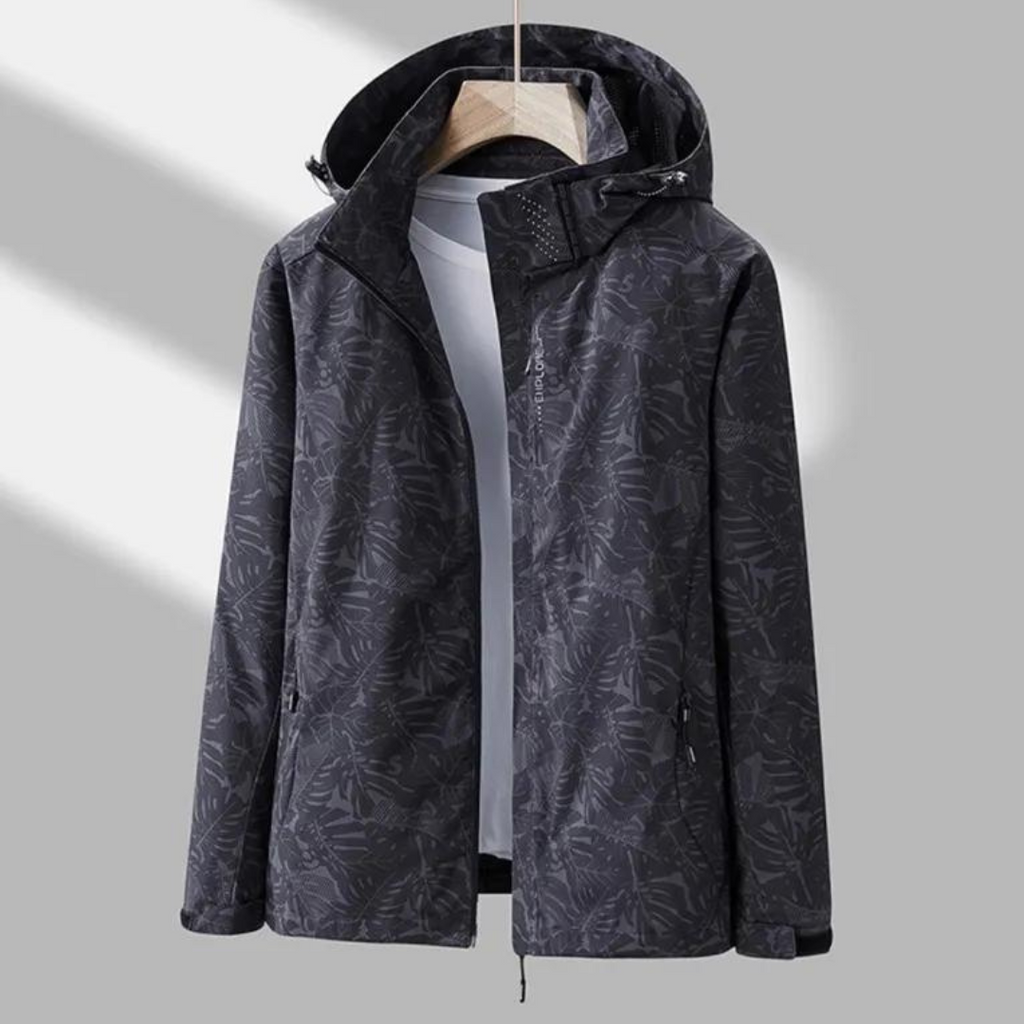 elegante Outdoor-Jacke, winddicht und wasserabweisend
