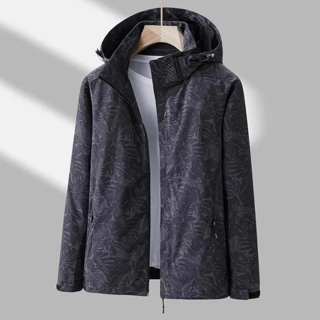 elegante Outdoor-Jacke, winddicht und wasserabweisend
