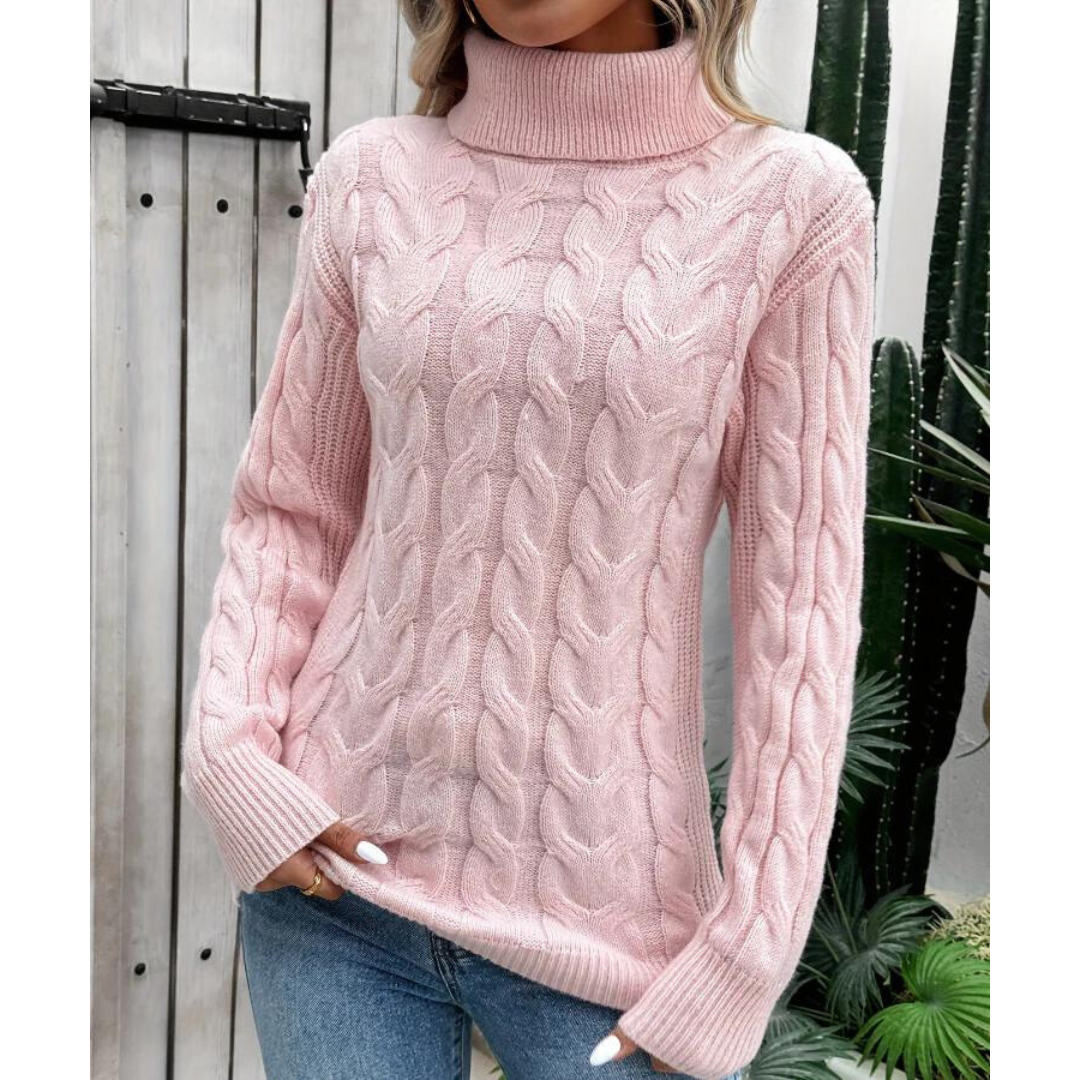 Klassischer Eleganter Rollkragenpullover