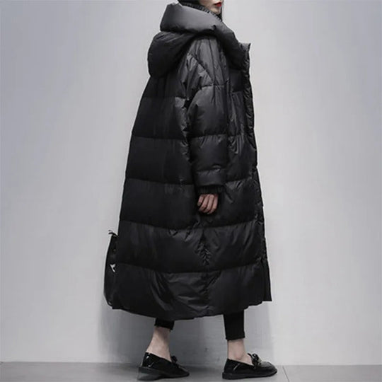 Langfell Winterjacke für Damen