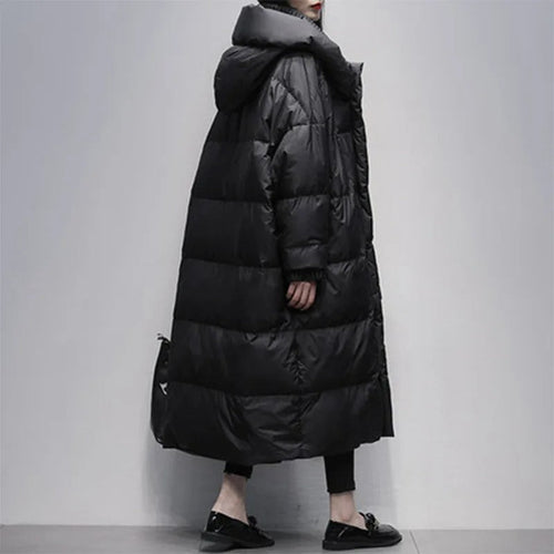 Langfell Winterjacke für Damen