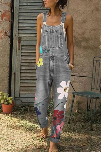 ShopNory | Ärmelloser Denim-Overall