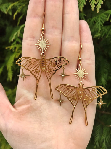 Motten-Schmetterling-Ohrringe | Shop Nory