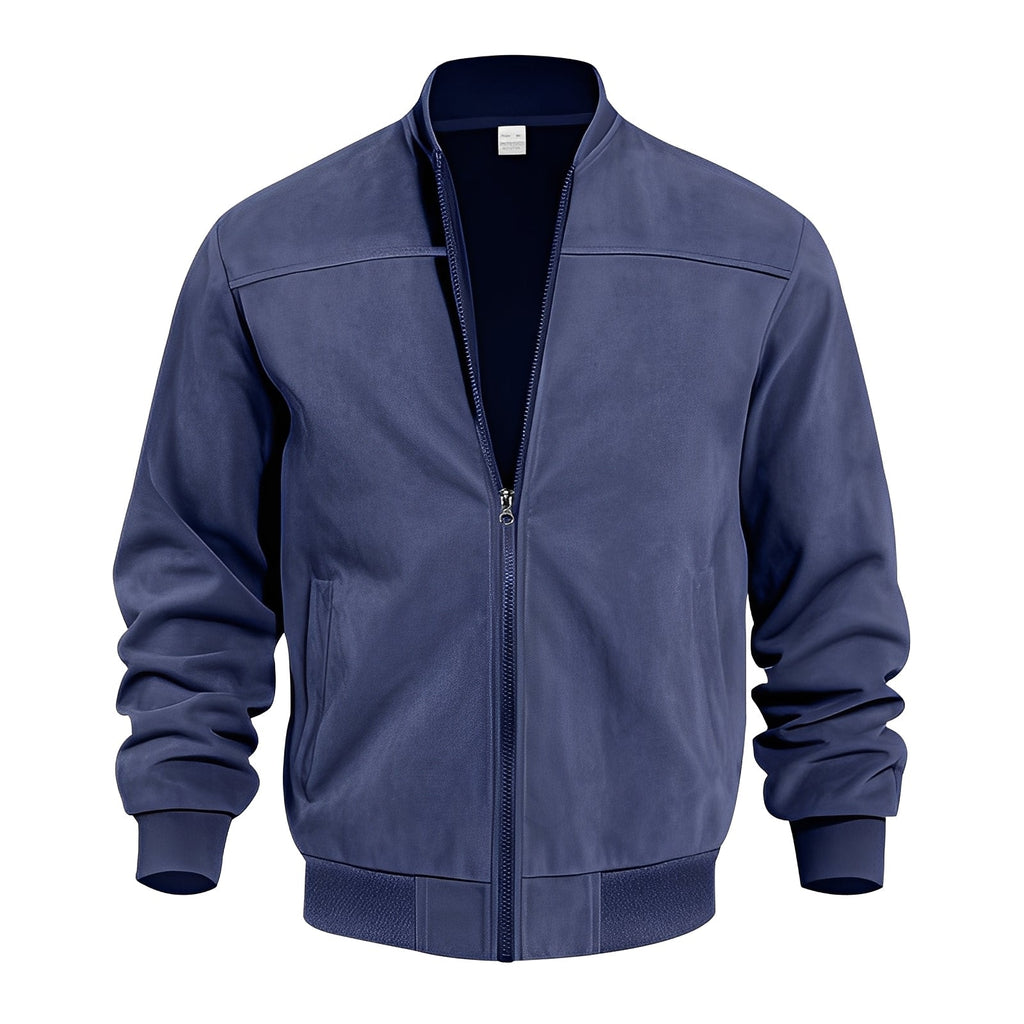 Klassische, stilvolle Wildlederjacke für Männer