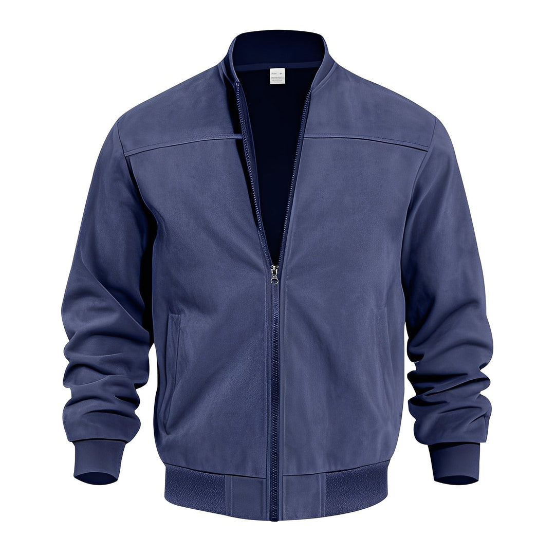 Klassische, stilvolle Wildlederjacke für Männer