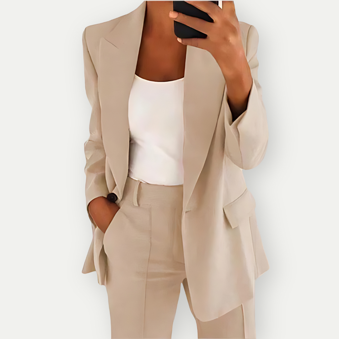 ShopNory | Damen Bequeme Blazer Set Formal