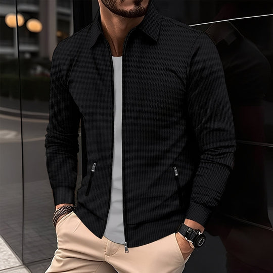 Moderne Jacke mit Reißverschlusstaschen für Herren