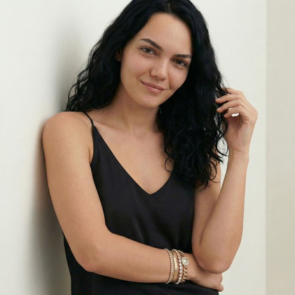 Damen Armband Set mit Gliederkette und Strassdetails | Shop Nory