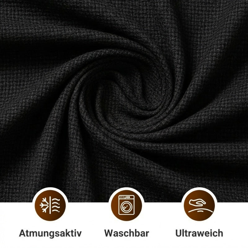 Herren Lockerer Waffelstrick-Zweiteiler