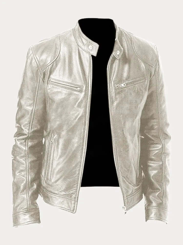 Herren Klassische Lederjacke