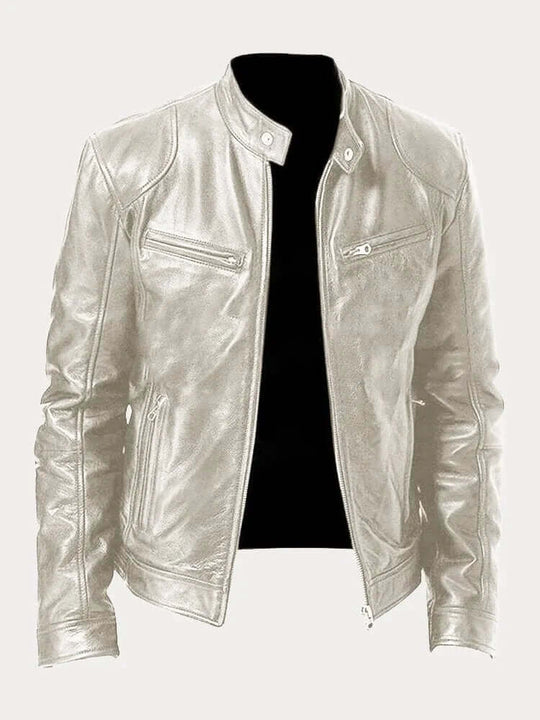 Herren Klassische Lederjacke