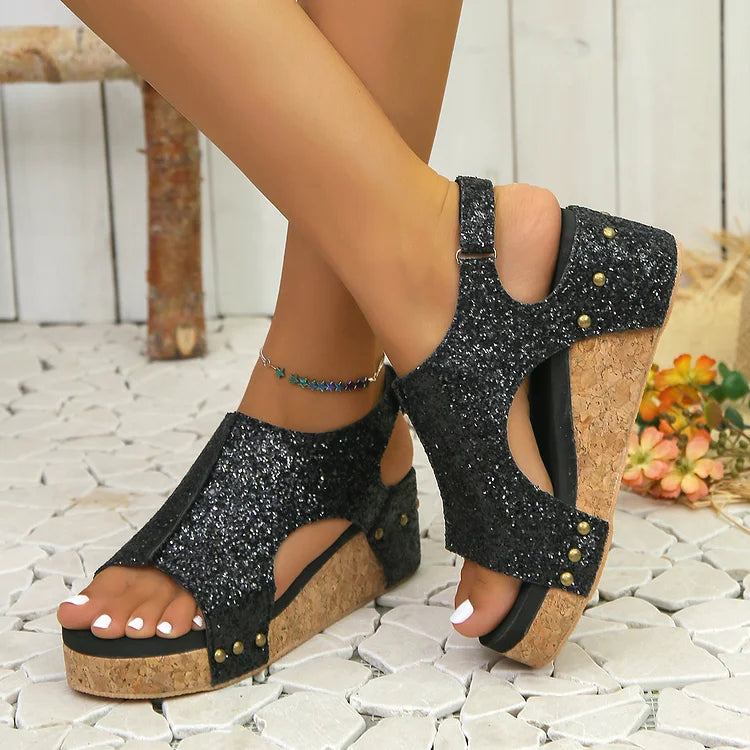 Orthopädische Plateausandalen aus für Frauen