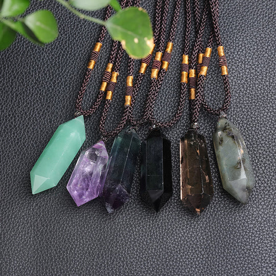 Natürliche Kristall-Amethyst-Heilende Halskette | Shop Nory