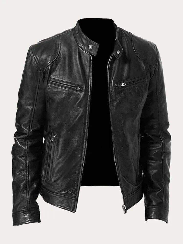 Herren Klassische Lederjacke