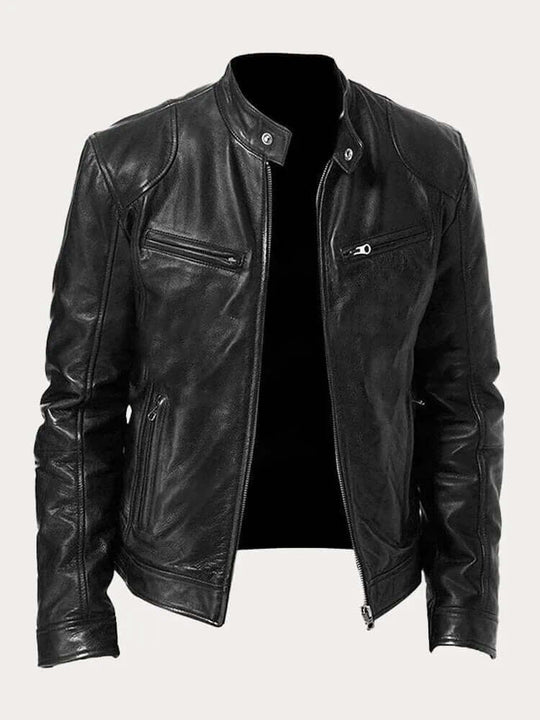 Herren Klassische Lederjacke