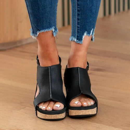 Sandalen Mit Keilabsatz