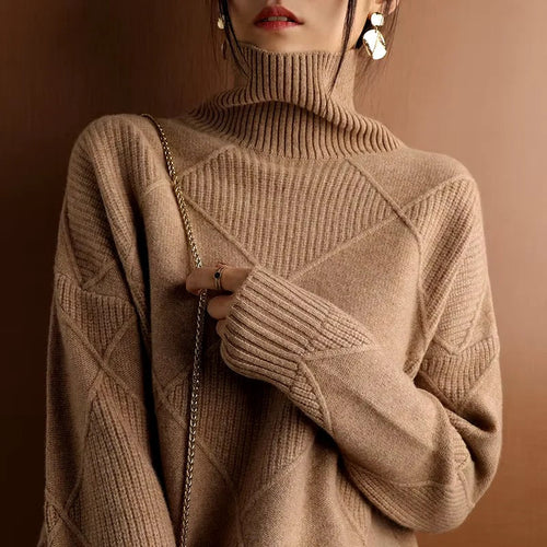 Weicher Cashmere Rollkragenpullover