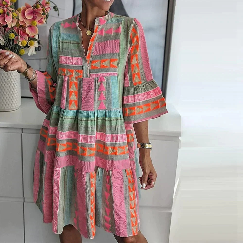 Casual Loose Retro Kleid