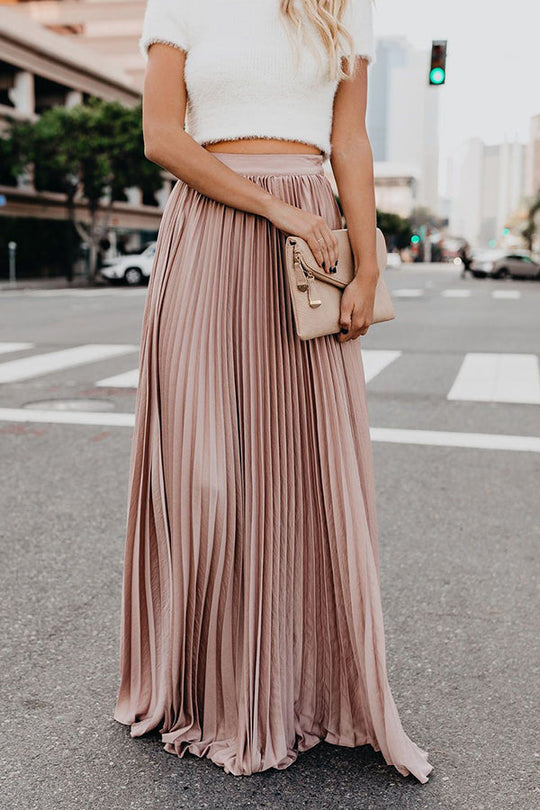 Für Eternity Plissierter Maxi Rock