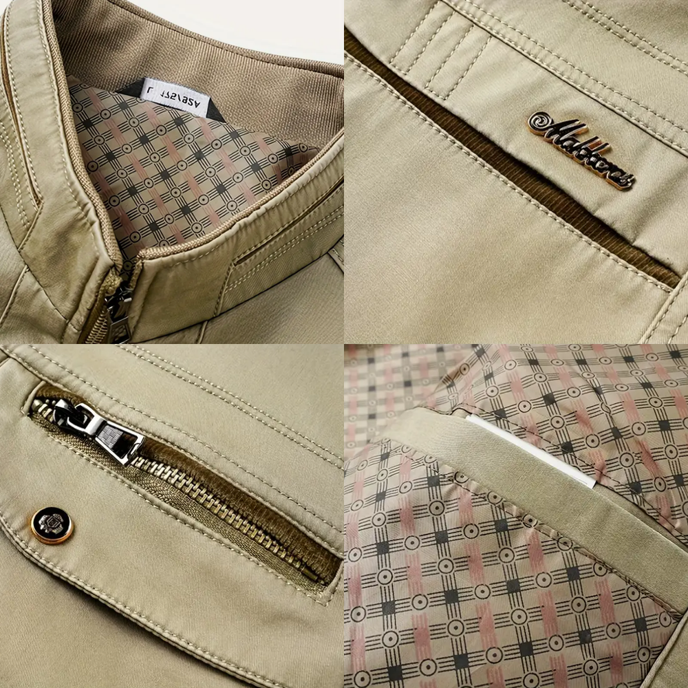 Herren Baumwolljacke winddicht & wasserabweisend im Feldlook