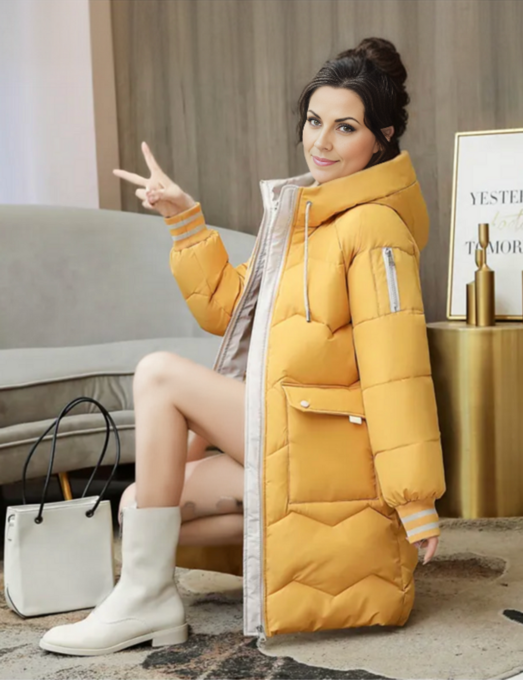 Isolierte Winterjacke