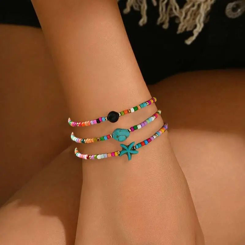 Böhmisches Buntes Perlenarmband | Shop Nory