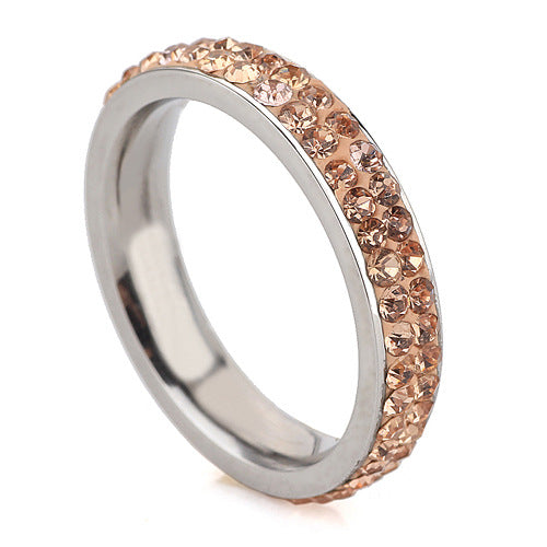 Damen Ring mit funkelnden Kristallakzenten Shop Nory