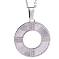 Damen Anhänger mit edlem Muscheldesign und funkelnden Steinen Shop Nory