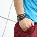 Damen Armband-Set mit schützendem Auge und natürlichen Materialien Shop Nory