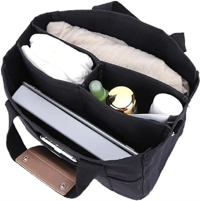 Canvas-Tasche mit Mehrfachfächern