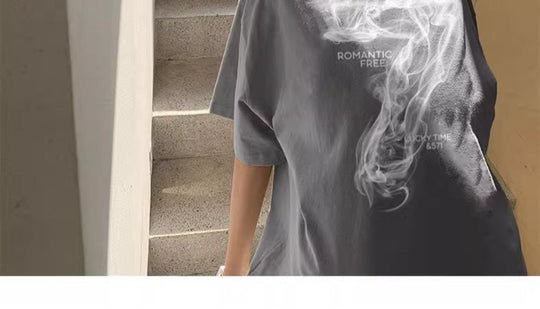 Lockeres T-Shirt in Übergröße für Männer