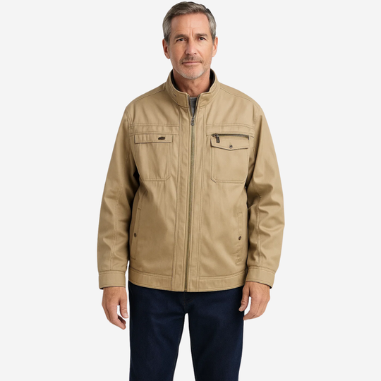 Herren Baumwolljacke winddicht & wasserabweisend im Feldlook
