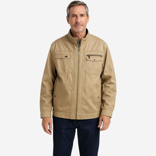 Herren Baumwolljacke winddicht & wasserabweisend im Feldlook
