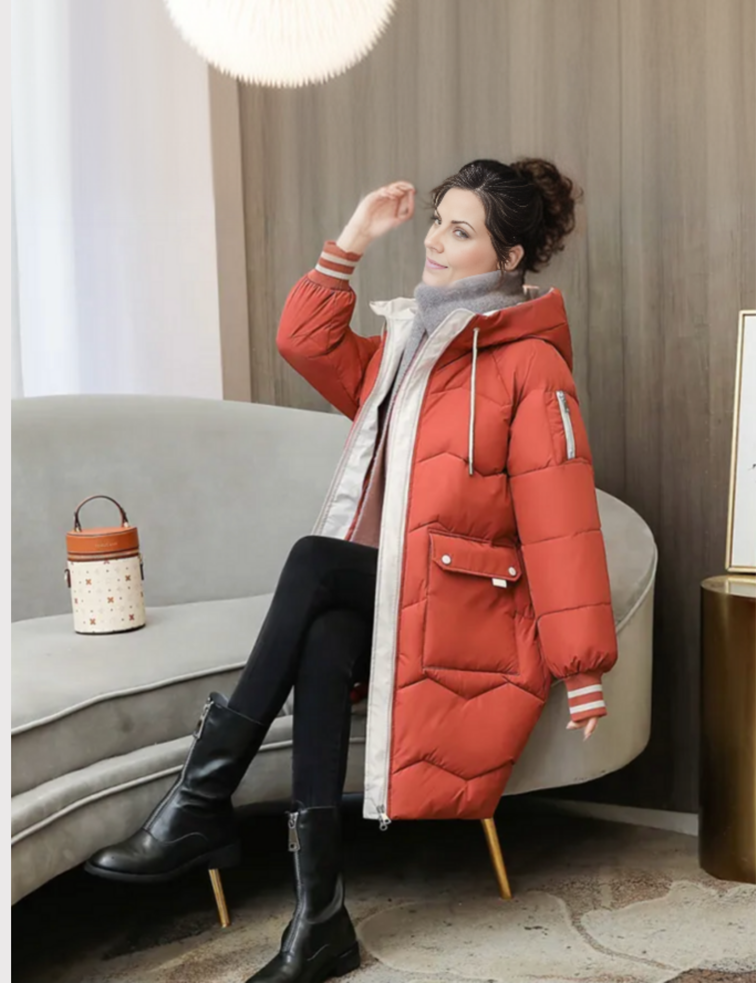 Isolierte Winterjacke