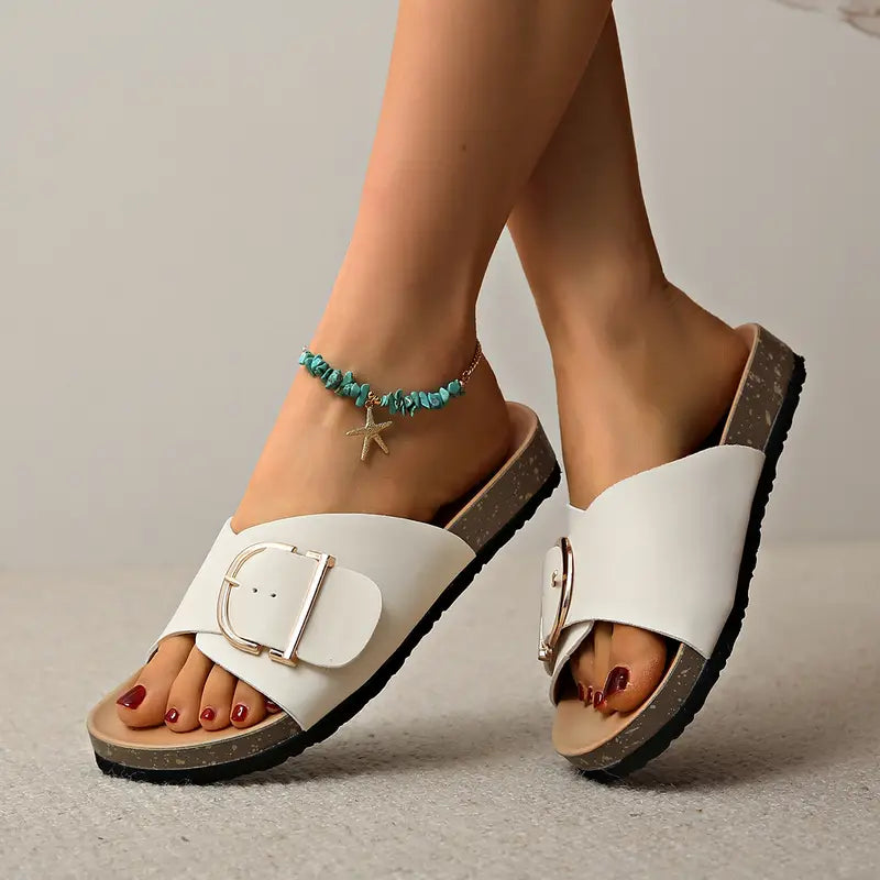 ShopNory | Orthopädische Flache Sandalen mit Verstellbaren Riemen