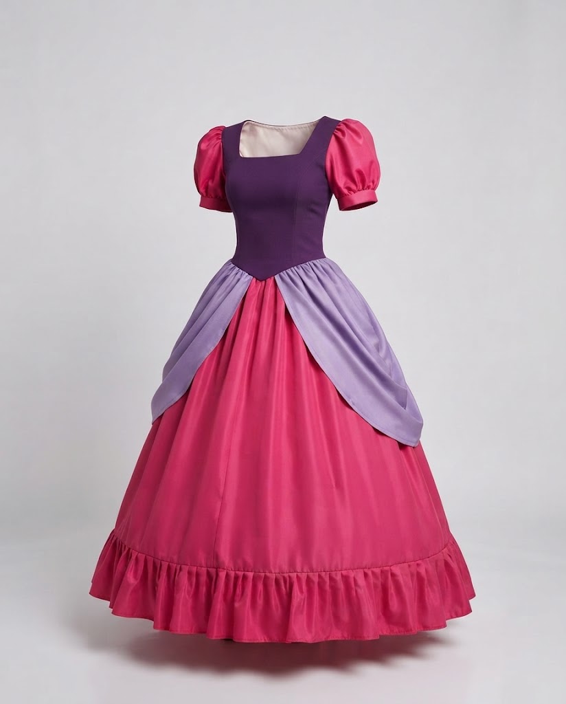 Damen bezauberndes Prinzessinnenkleid mit Rüschen Shop Nory