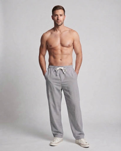 Herren Wide Chino-Hosen im Relaxed Fit mit Saum und Falten Shop Nory