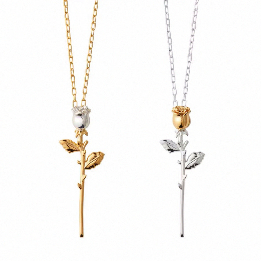 Halskette "Rose" in Titanium Stahl | Shop Nory