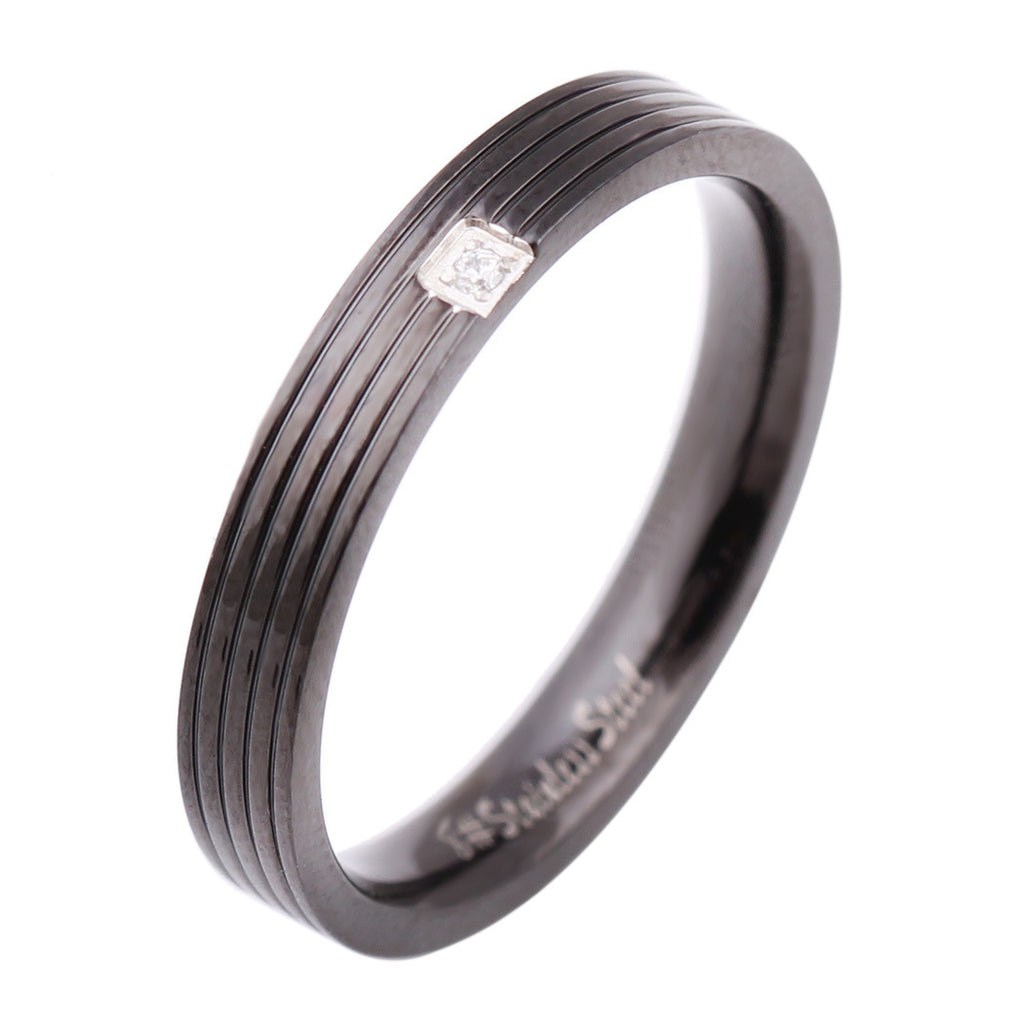 Herren Trauring mit modernem Streifenmuster Shop Nory