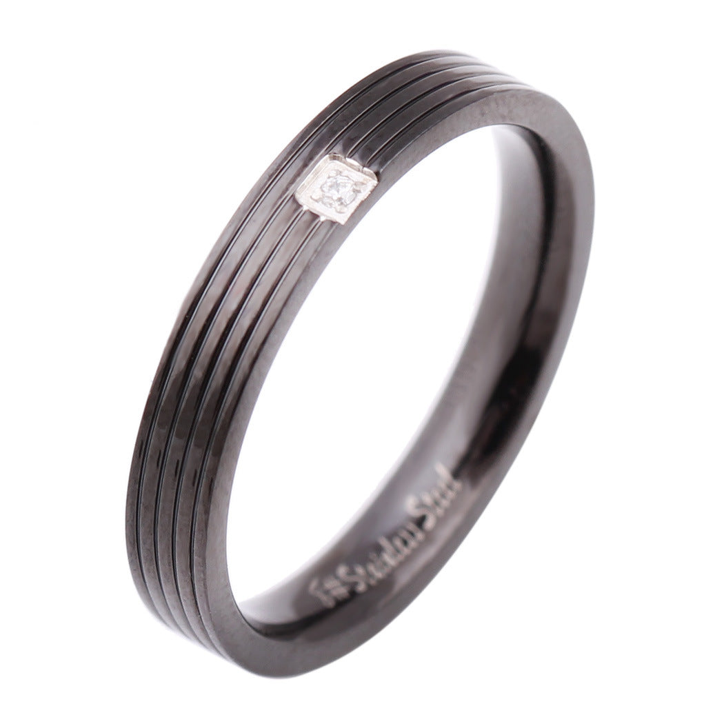 Herren Trauring mit modernem Streifenmuster Shop Nory