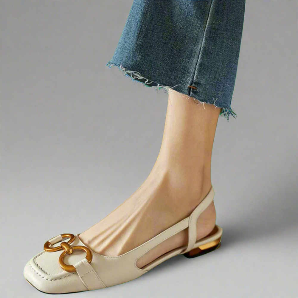 Elegante Orthopädische Sandalen mit Blockabsatz