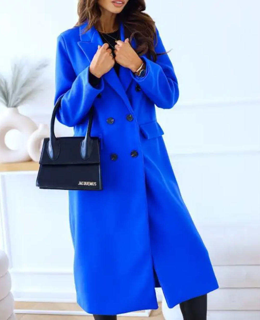 Lange Elegante Taillierte Trenchcoat Für Damen | Perfekt Für Herbst Und Winter