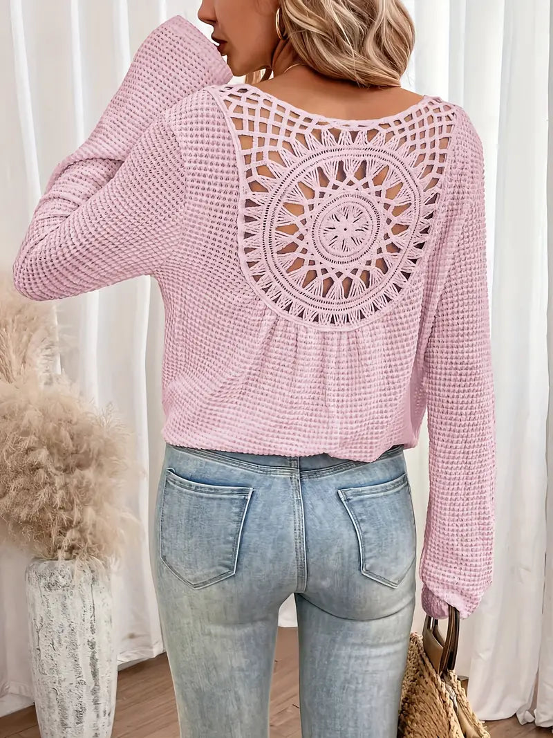 Trendige Damen Sweater Gehäkelte Trendy, Komfortabel