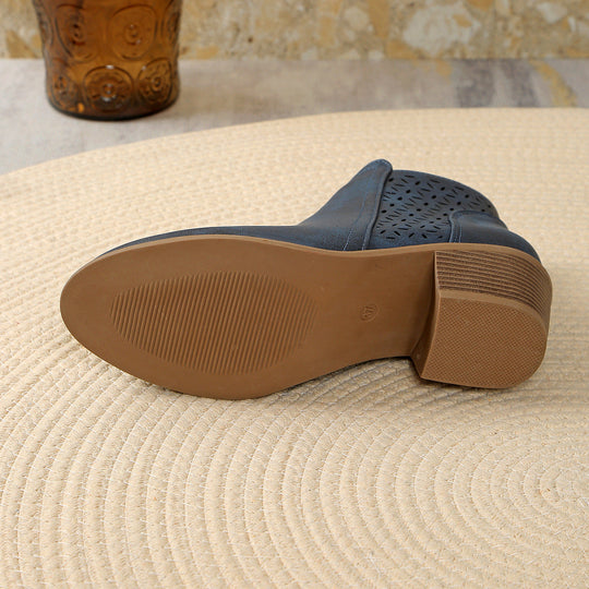 Damen-Stiefeletten aus Leder, orthopädisch & komfortabel